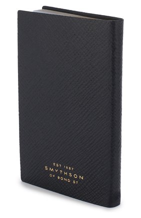 Мужской записная книжка с кожаной обложкой SMYTHSON темно-синего цвета по цене 3105 руб., арт. 1020765 | Фото 2 Мужской записная книжка с кожаной обложкой SMYTHSON темно-синего цвета, арт. 1020765 | Фото 2