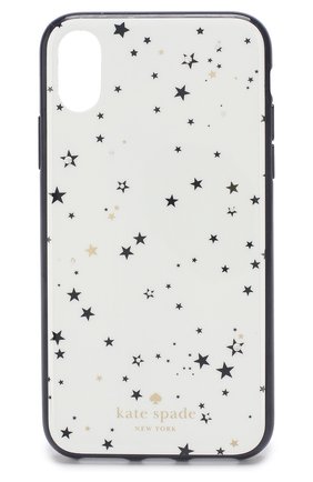 Мужской чехол для iphone х с принтом KATE SPADE NEW YORK белого цвета по цене 4315 руб., арт. 8ARU2225 | Фото 1 Мужской чехол для iphone х с принтом KATE SPADE NEW YORK белого цвета, арт. 8ARU2225 | Фото 1