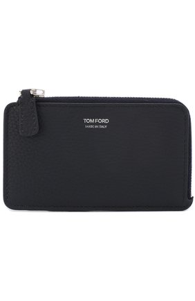 Мужской кожаный футляр для кредитных карт с отделением для монет TOM FORD темно-синего цвета по цене 24800 руб., арт. Y0238P-C95 | Фото 1 Мужской кожаный футляр для кредитных карт с отделением для монет TOM FORD темно-синего цвета, арт. Y0238P-C95 | Фото 1