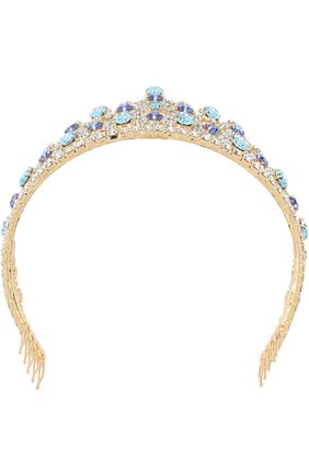 Женские диадема с отделкой из кристаллов swarovski DOLCE & GABBANA разноцветного цвета по цене 125500 руб., арт. WHK4F5/W1111 | Фото 1 Женские диадема с отделкой из кристаллов swarovski DOLCE & GABBANA разноцветного цвета, арт. WHK4F5/W1111 | Фото 1