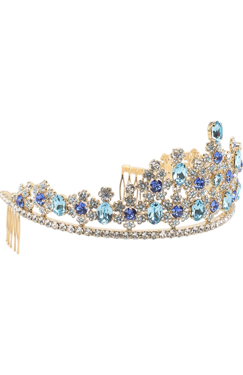 Женские диадема с отделкой из кристаллов swarovski DOLCE & GABBANA разноцветного цвета по цене 125500 руб., арт. WHK4F5/W1111 | Фото 2 Женские диадема с отделкой из кристаллов swarovski DOLCE & GABBANA разноцветного цвета, арт. WHK4F5/W1111 | Фото 2