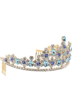 Женские диадема с отделкой из кристаллов swarovski DOLCE & GABBANA разноцветного цвета по цене 125500 руб., арт. WHK4F5/W1111 | Фото 2 Женские диадема с отделкой из кристаллов swarovski DOLCE & GABBANA разноцветного цвета, арт. WHK4F5/W1111 | Фото 2