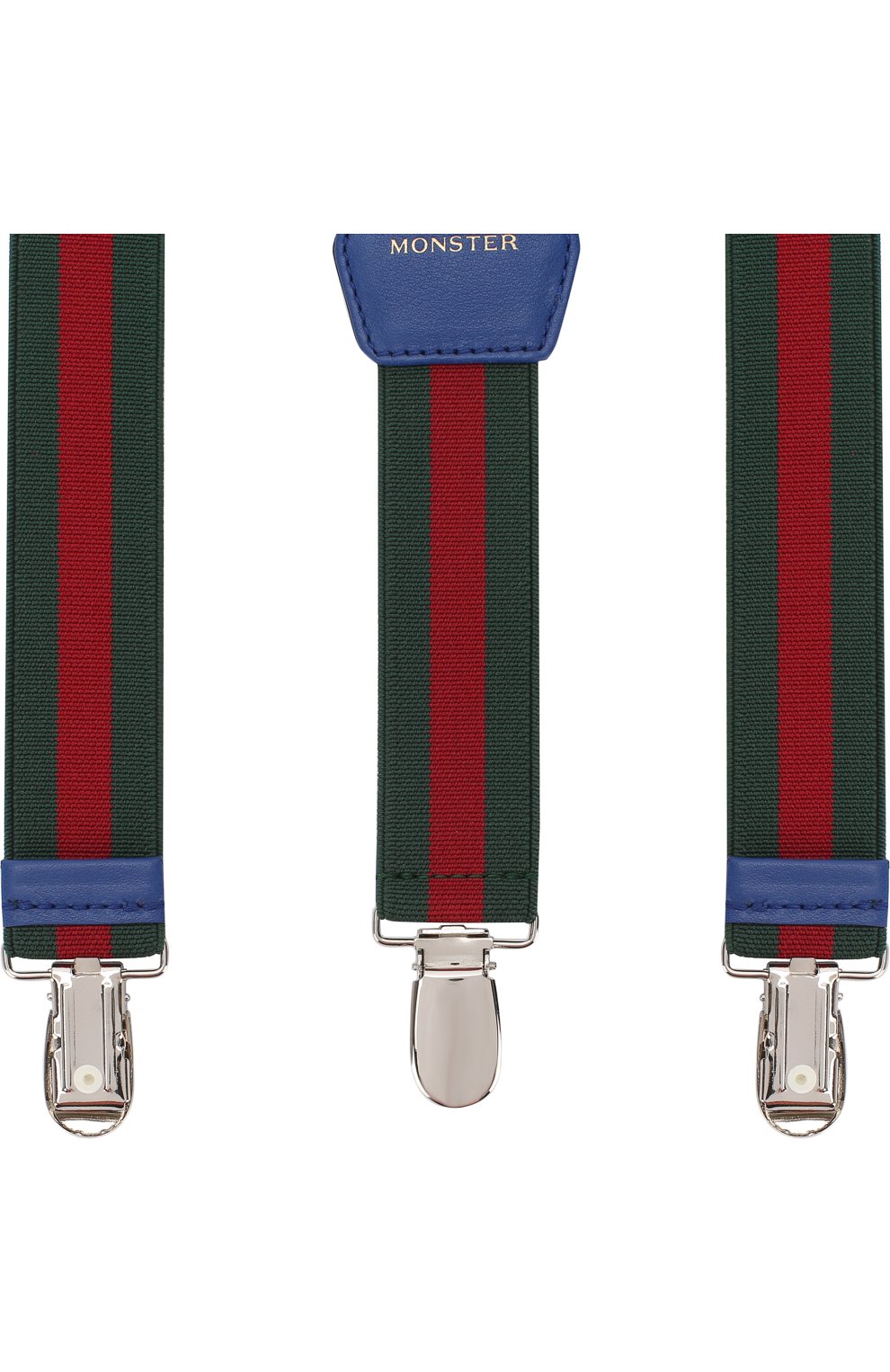 Детские подтяжки GUCCI зеленого цвета по цене 14600 руб., арт. 502405/HINAN | Фото 2 Детские подтяжки GUCCI зеленого цвета, арт. 502405/HINAN | Фото 2