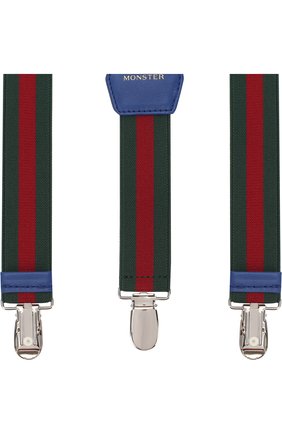 Детские подтяжки GUCCI зеленого цвета по цене 14600 руб., арт. 502405/HINAN | Фото 2 Детские подтяжки GUCCI зеленого цвета, арт. 502405/HINAN | Фото 2