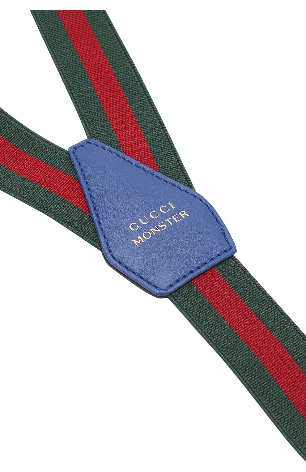 Детские подтяжки GUCCI зеленого цвета по цене 14600 руб., арт. 502405/HINAN | Фото 3 Детские подтяжки GUCCI зеленого цвета, арт. 502405/HINAN | Фото 3