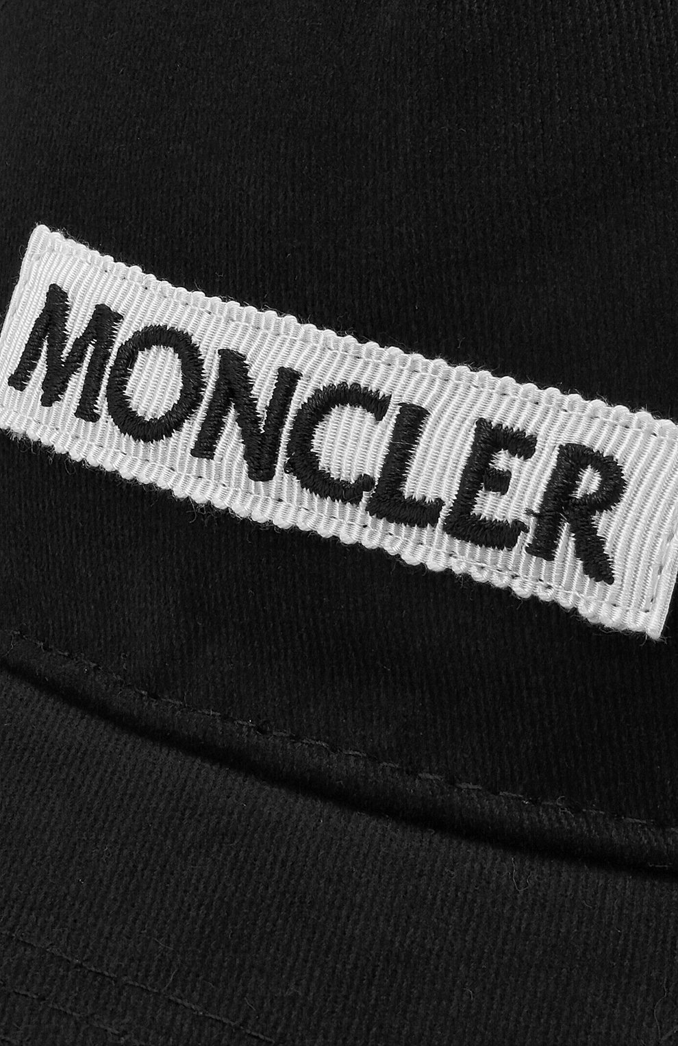 Женская хлопковая бейсболка с нашивкой MONCLER черного цвета по цене 7740 руб., арт. D1-093-00391-00-0391B | Фото 3 Женская хлопковая бейсболка с нашивкой MONCLER черного цвета, арт. D1-093-00391-00-0391B | Фото 3