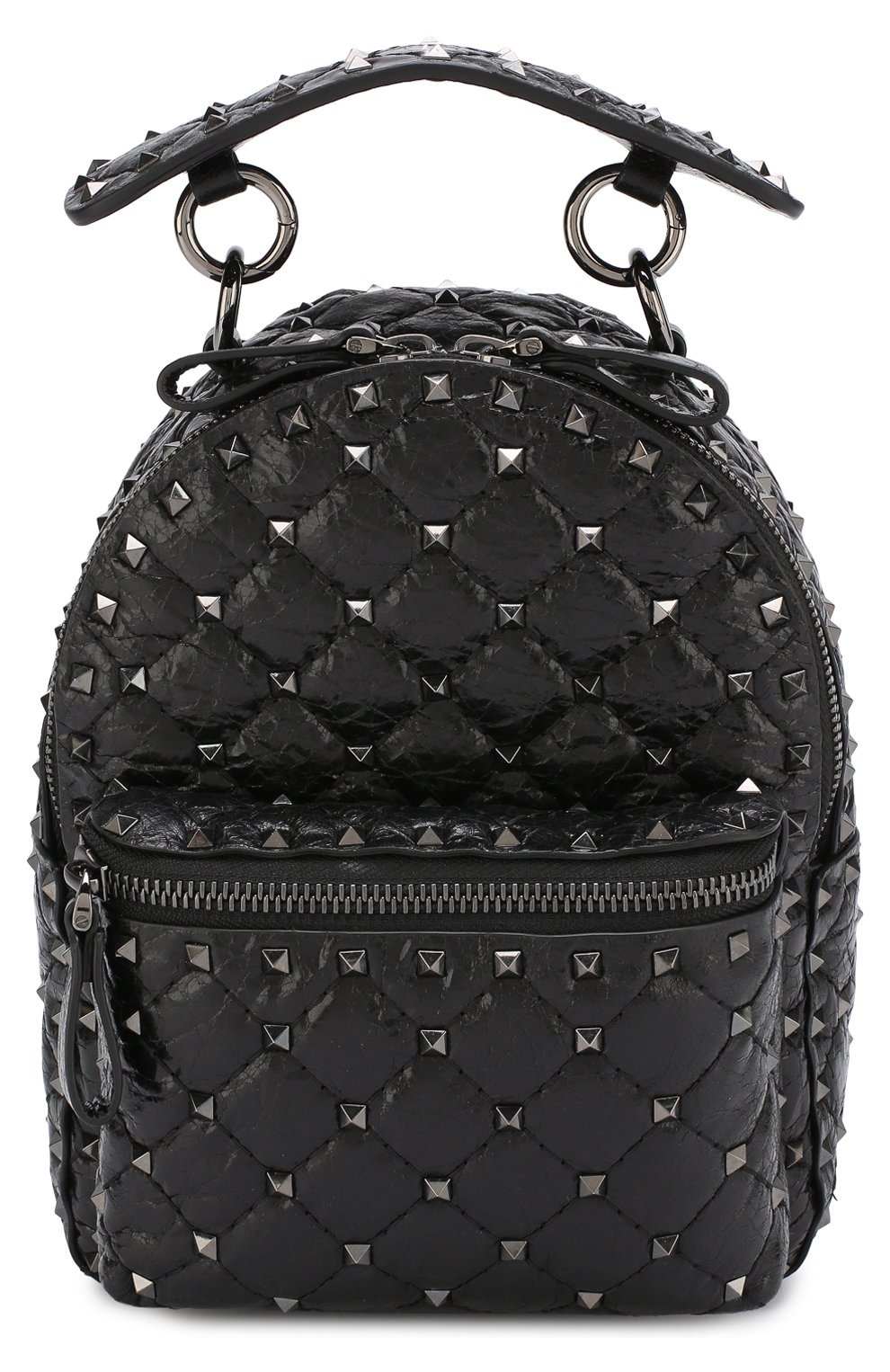 Женский рюкзак valentino garavani rockstud spike mini VALENTINO черного цвета, арт. PW0B0B63/ARD | Фото 1