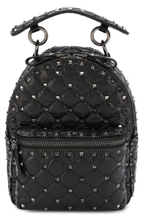 Женский рюкзак valentino garavani rockstud spike mini VALENTINO черного цвета по цене 136000 руб., арт. PW0B0B63/ARD | Фото 1 Женский рюкзак valentino garavani rockstud spike mini VALENTINO черного цвета, арт. PW0B0B63/ARD | Фото 1