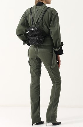 Женский рюкзак valentino garavani rockstud spike mini VALENTINO черного цвета по цене 136000 руб., арт. PW0B0B63/ARD | Фото 2 Женский рюкзак valentino garavani rockstud spike mini VALENTINO черного цвета, арт. PW0B0B63/ARD | Фото 2
