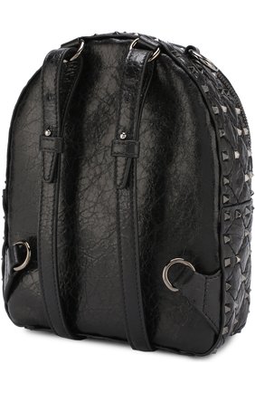 Женский рюкзак valentino garavani rockstud spike mini VALENTINO черного цвета по цене 136000 руб., арт. PW0B0B63/ARD | Фото 3 Женский рюкзак valentino garavani rockstud spike mini VALENTINO черного цвета, арт. PW0B0B63/ARD | Фото 3