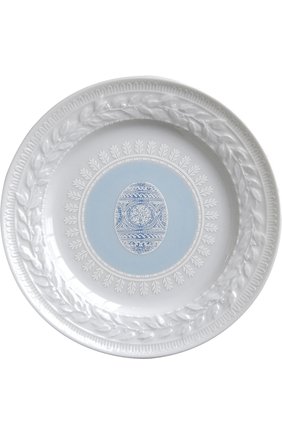 Набор из 4-х тарелок louvre BERNARDAUD голубого цвета, арт. 1766/20839 | Фото 1 (Статус проверки: Проверена категория; Ограничения доставки: fragile-2)