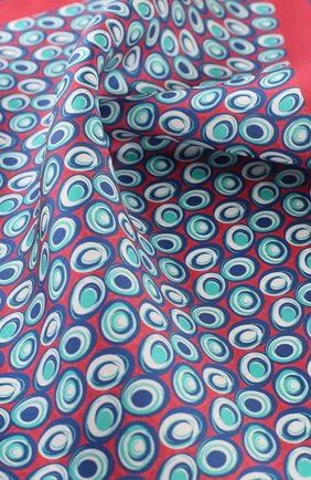 Мужской шелковый платок с принтом KITON розового цвета по цене 13550 руб., арт. UP0CH/7P76 | Фото 3 Мужской шелковый платок с принтом KITON розового цвета, арт. UP0CH/7P76 | Фото 3