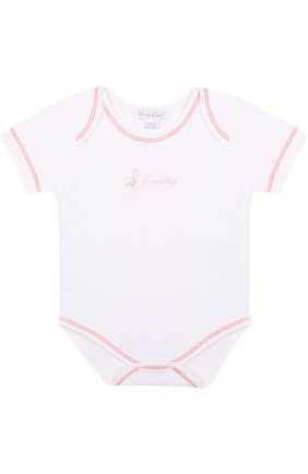 Детское хлопковый комплект из семи боди KISSY KISSY белого цвета по цене 9950 руб., арт. 28001 | Фото 4 Детское хлопковый комплект из семи боди KISSY KISSY белого цвета, арт. 28001 | Фото 4