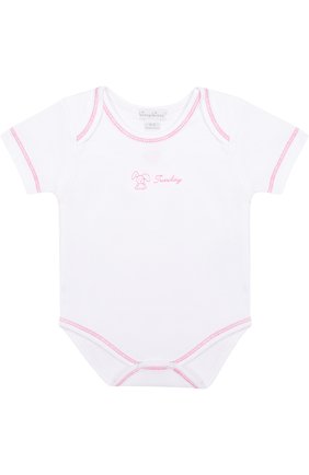 Детское хлопковый комплект из семи боди KISSY KISSY белого цвета по цене 9950 руб., арт. 28001 | Фото 11 Детское хлопковый комплект из семи боди KISSY KISSY белого цвета, арт. 28001 | Фото 11