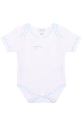 Детское хлопковый комплект из семи боди KISSY KISSY белого цвета по цене 9950 руб., арт. 28001 | Фото 13 Детское хлопковый комплект из семи боди KISSY KISSY белого цвета, арт. 28001 | Фото 13