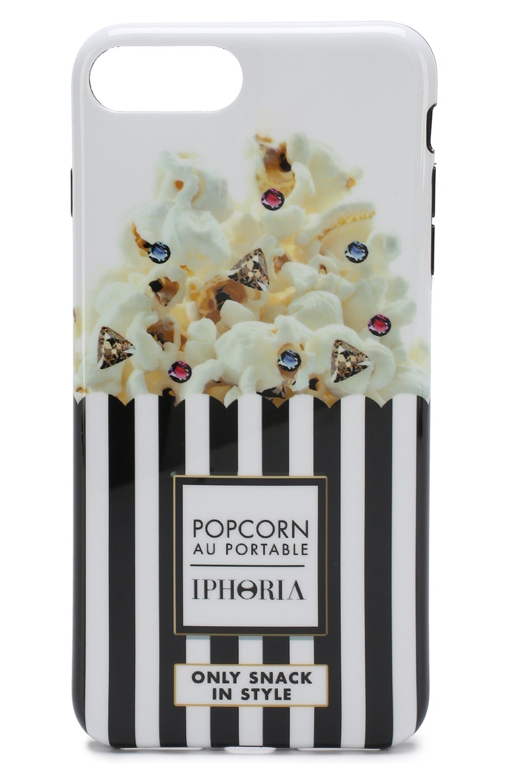 Мужской чехол для iphone 7 plus/8 plus с принтом IPHORIA черно-белого цвета, арт. 82292 | Фото 1