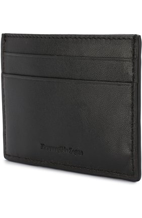 Мужской кожаный футляр для кредитных карт ERMENEGILDO ZEGNA черного цвета по цене 16200 руб., арт. E1259T-AFR | Фото 2 Мужской кожаный футляр для кредитных карт ERMENEGILDO ZEGNA черного цвета, арт. E1259T-AFR | Фото 2