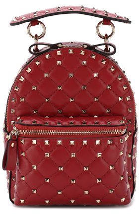 Женский рюкзак valentino garavani rockstud spike mini VALENTINO красного цвета по цене 136000 руб., арт. PW0B0B63/NAP | Фото 1 Женский рюкзак valentino garavani rockstud spike mini VALENTINO красного цвета, арт. PW0B0B63/NAP | Фото 1