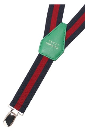 Детские подтяжки GUCCI синего цвета по цене 19950 руб., арт. 502405/HINAN | Фото 3 Детские подтяжки GUCCI синего цвета, арт. 502405/HINAN | Фото 3