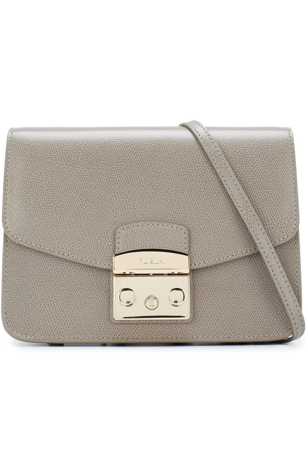 Женская сумка metropolis FURLA серая цвета, арт. BNF8/ARE купить в ЦУМ | Фото №6 Сумка Metropolis Furla серая цвета | Фото №6