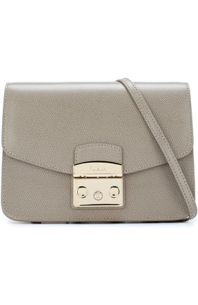 Женская сумка metropolis FURLA серая цвета, арт. BNF8/ARE купить в ЦУМ | Фото №6 Сумка Metropolis Furla серая цвета | Фото №6