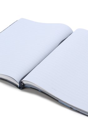 Мужской записная книжка с кожаной обложкой SMYTHSON темно-синего цвета по цене 22200 руб., арт. 1020851 | Фото 3 Мужской записная книжка с кожаной обложкой SMYTHSON темно-синего цвета, арт. 1020851 | Фото 3