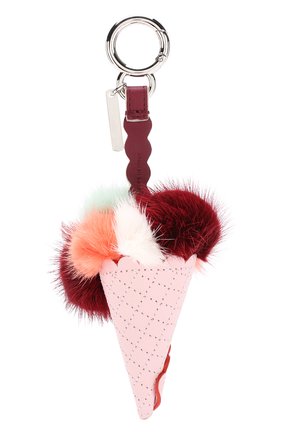 Женский светло-розовый кожаная подвеска ice cream с отделкой из меха норки Fendi, арт. 7AR631/A13U купить в ЦУМ | Фото №2 Кожаная подвеска Ice Cream с отделкой из меха норки Fendi светло-розовый | Фото №2