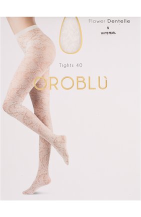 Женские однотонные кружевные колготки OROBLU белого цвета по цене 2245 руб., арт. V0BC65434 | Фото 1 Женские однотонные кружевные колготки OROBLU белого цвета, арт. V0BC65434 | Фото 1