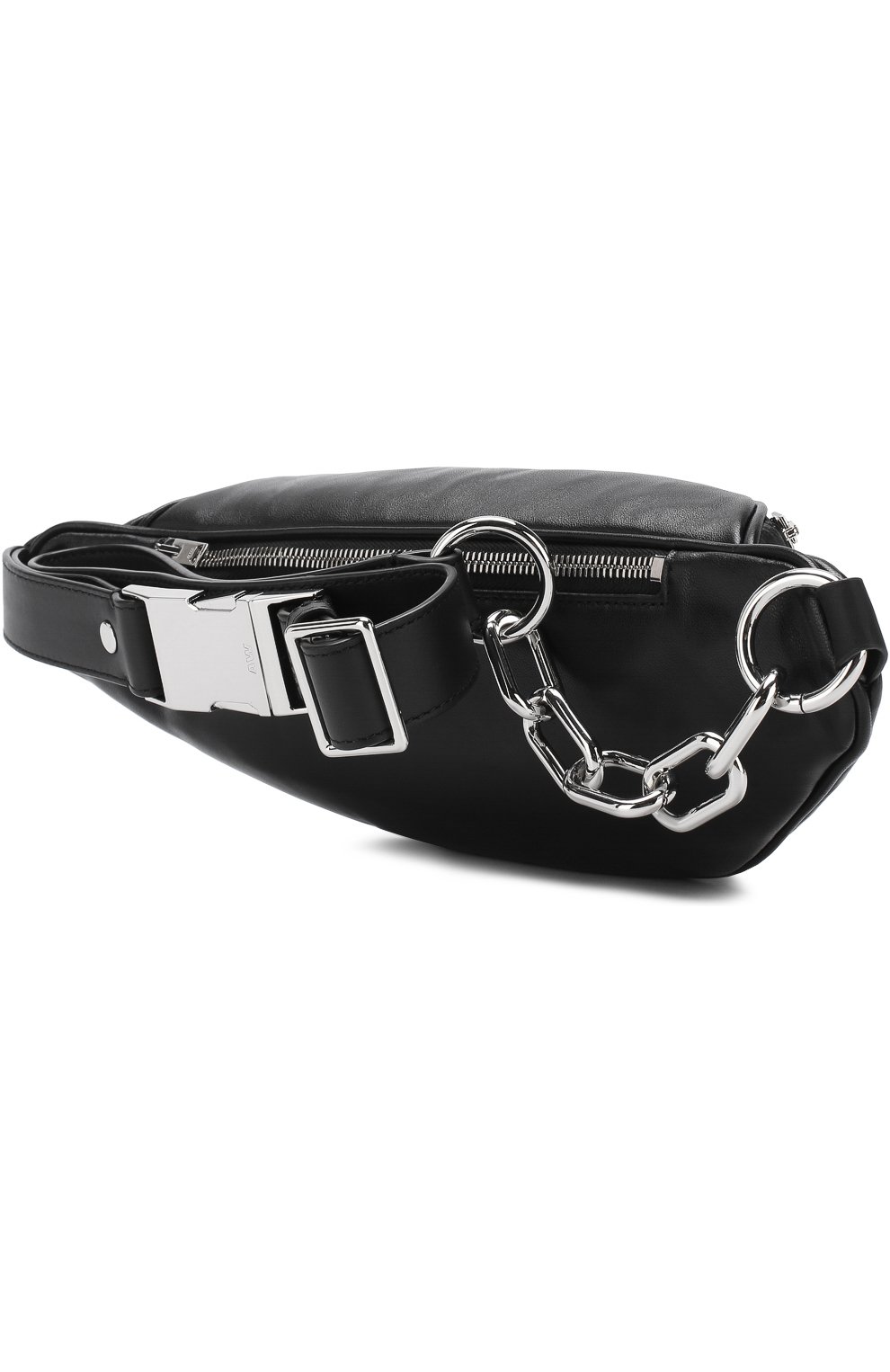 Женская поясная сумка на молнии ALEXANDER WANG черного цвета по цене 53800 руб., арт. 2027P0073L | Фото 3 Женская поясная сумка на молнии ALEXANDER WANG черного цвета, арт. 2027P0073L | Фото 3
