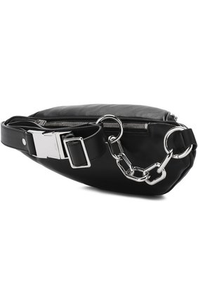 Женская поясная сумка на молнии ALEXANDER WANG черного цвета по цене 53800 руб., арт. 2027P0073L | Фото 3 Женская поясная сумка на молнии ALEXANDER WANG черного цвета, арт. 2027P0073L | Фото 3