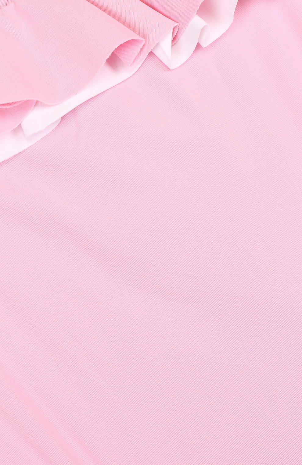 Детского слитный купальник с оборками IL GUFO розового цвета, арт. P18CR035EL100/12M-18M | Фото 3 (Кросс-КТ НВ: Купальники; Материал подклада: Синтетический материал; Статус проверки: Проверено, Требуются правки, Проверена категория)