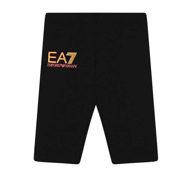 фото Хлопковые брюки с логотипом бренда ea 7