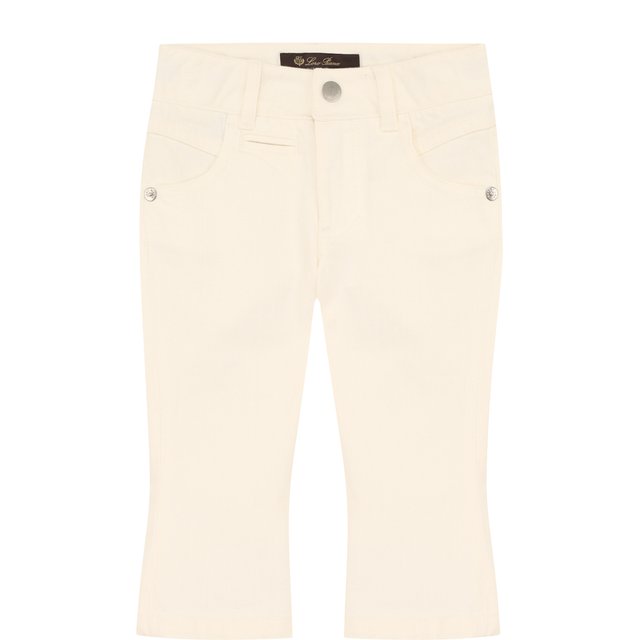 Расклешенные джинсы с фигурными карманами Loro Piana FAI0656