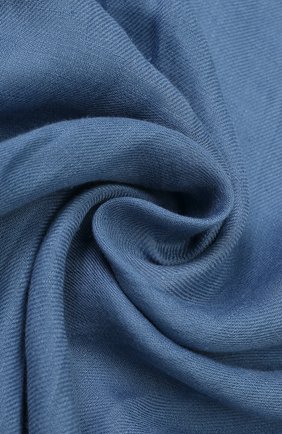 Женская шаль neilos из смеси льна и шерсти с шелком LORO PIANA голубого цвета по цене 43800 руб., арт. FAI1507 | Фото 2 Женская шаль neilos из смеси льна и шерсти с шелком LORO PIANA голубого цвета, арт. FAI1507 | Фото 2