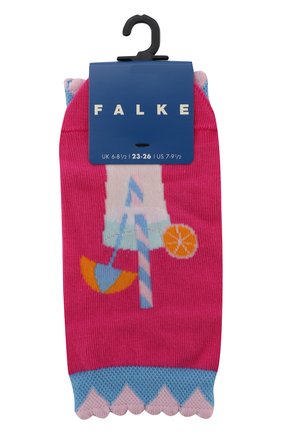 Детские носки с принтом FALKE фуксия цвета по цене 823 руб., арт. 12143 | Фото 1 Детские носки с принтом FALKE фуксия цвета, арт. 12143 | Фото 1