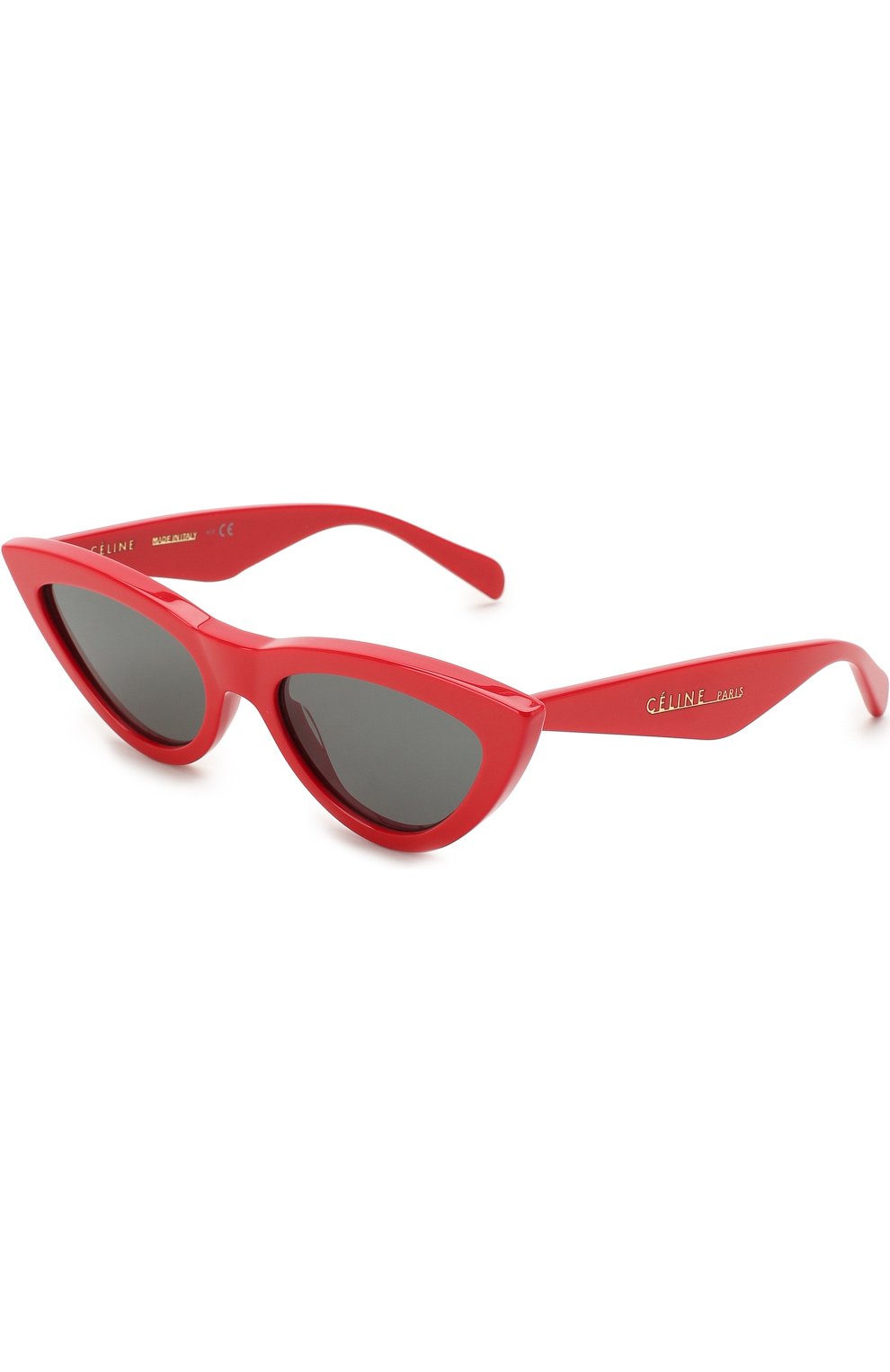 Женские солнцезащитные очки CELINE EYEWEAR красного цвета, арт. CL40019I 66N | Фото 1