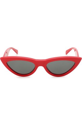 Женские солнцезащитные очки CELINE EYEWEAR красного цвета по цене 23200 руб., арт. CL40019I 66N | Фото 2 Женские солнцезащитные очки CELINE EYEWEAR красного цвета, арт. CL40019I 66N | Фото 2