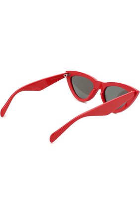 Женские солнцезащитные очки CELINE EYEWEAR красного цвета по цене 23200 руб., арт. CL40019I 66N | Фото 3 Женские солнцезащитные очки CELINE EYEWEAR красного цвета, арт. CL40019I 66N | Фото 3
