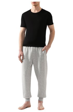 Мужские хлопковая футболка ERMENEGILDO ZEGNA черного цвета по цене 7230 руб., арт. N2M200030 | Фото 2 Мужские хлопковая футболка ERMENEGILDO ZEGNA черного цвета, арт. N2M200030 | Фото 2