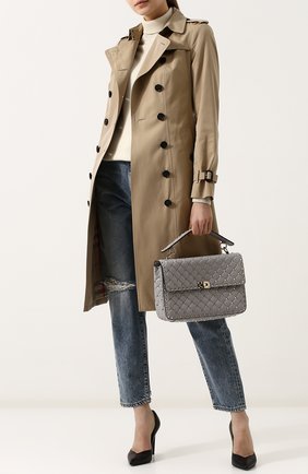 Женская сумка valentino garavani rockstud spike large VALENTINO светло-серого цвета по цене 184000 руб., арт. PW0B0121/NAP | Фото 2 Женская сумка valentino garavani rockstud spike large VALENTINO светло-серого цвета, арт. PW0B0121/NAP | Фото 2