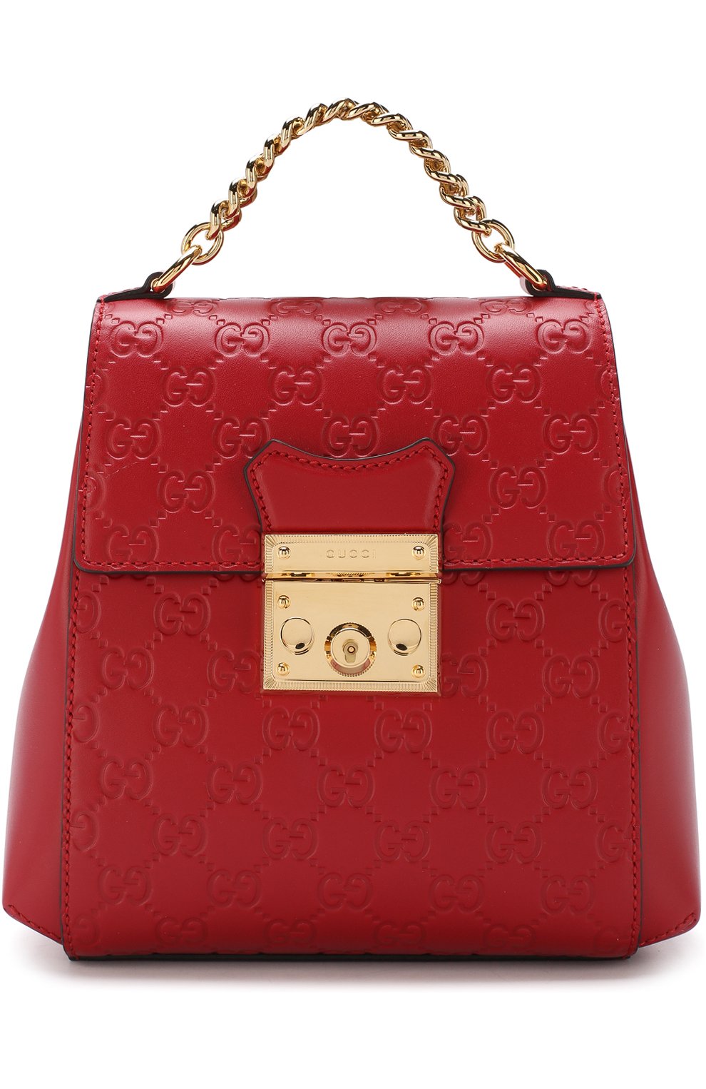 Женский рюкзак padlock signature GUCCI красного цвета по цене 152000 руб., арт. 498194/0DM1G | Фото 5 Женский рюкзак padlock signature GUCCI красного цвета, арт. 498194/0DM1G | Фото 5