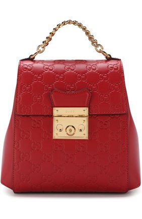 Женский рюкзак padlock signature GUCCI красного цвета по цене 152000 руб., арт. 498194/0DM1G | Фото 5 Женский рюкзак padlock signature GUCCI красного цвета, арт. 498194/0DM1G | Фото 5