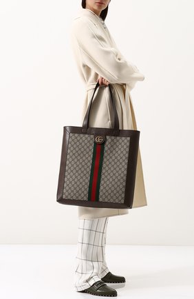 Женская сумка ophidia gg supreme large GUCCI бежевого цвета по цене 89950 руб., арт. 519335/9IKPT | Фото 2 Женская сумка ophidia gg supreme large GUCCI бежевого цвета, арт. 519335/9IKPT | Фото 2