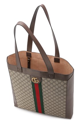 Женская сумка ophidia gg supreme large GUCCI бежевого цвета по цене 89950 руб., арт. 519335/9IKPT | Фото 4 Женская сумка ophidia gg supreme large GUCCI бежевого цвета, арт. 519335/9IKPT | Фото 4