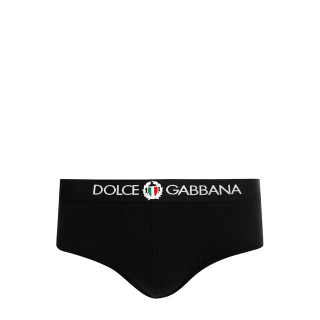 Хлопковые хипсы с широкой резинкой Dolce&Gabbana 3011664