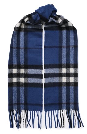 Детский кашемировый шарф BURBERRY синего цвета по цене 17700 руб., арт. 3998920 | Фото 1 Детский кашемировый шарф BURBERRY синего цвета, арт. 3998920 | Фото 1