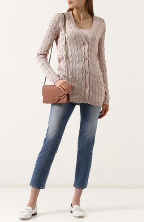 Женский удлиненный шелковый кардиган фактурной вязки RALPH LAUREN розового цвета по цене 111500 руб., арт. 290703703 | Фото 2 Женский удлиненный шелковый кардиган фактурной вязки RALPH LAUREN розового цвета, арт. 290703703 | Фото 2