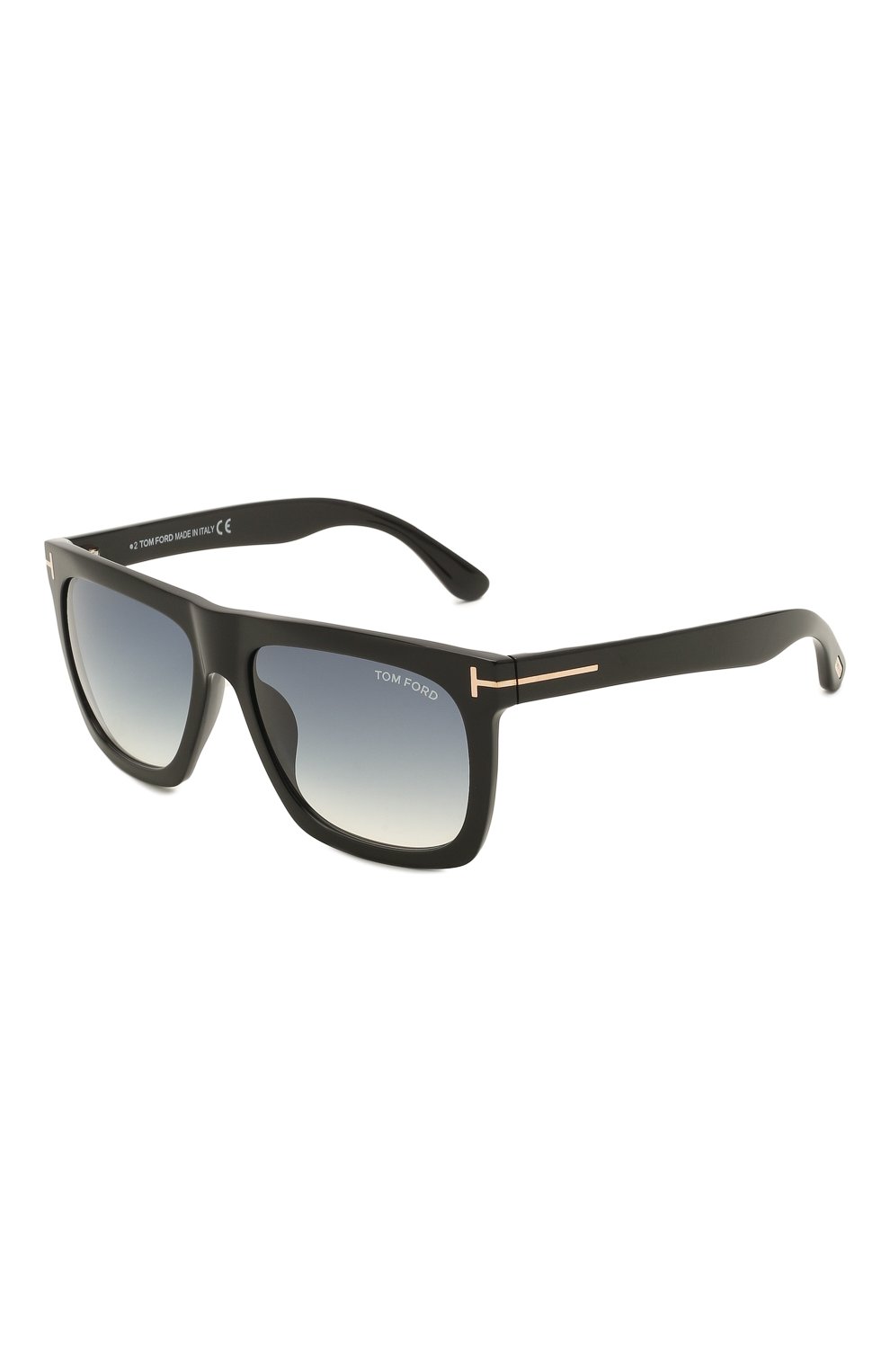 Мужские солнцезащитные очки TOM FORD черного цвета, арт. TF513 01W | Фото 1