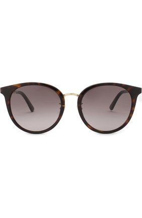 Женские солнцезащитные очки GUCCI коричневого цвета по цене 24750 руб., арт. GG0204SK 002 | Фото 3 Женские солнцезащитные очки GUCCI коричневого цвета, арт. GG0204SK 002 | Фото 3