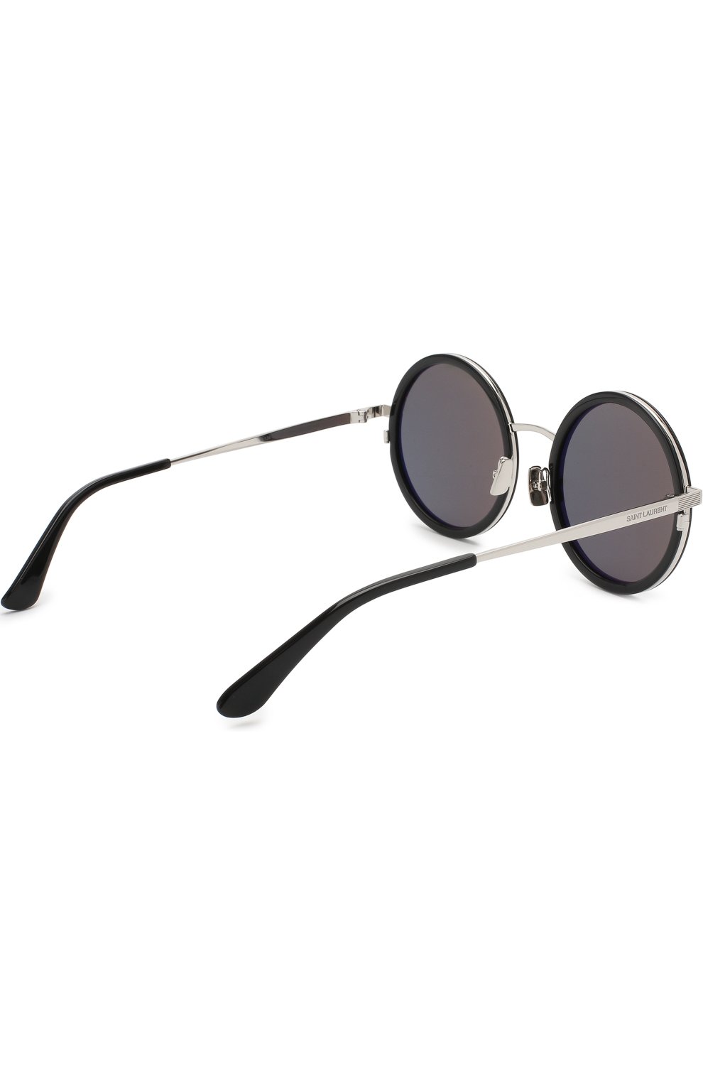 Женские солнцезащитные очки SAINT LAURENT серебряного цвета по цене 28850 руб., арт. SL 136 C0MBI 001 | Фото 3 Женские солнцезащитные очки SAINT LAURENT серебряного цвета, арт. SL 136 C0MBI 001 | Фото 3